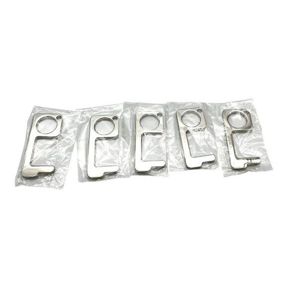 5Pcs Silver Touchless Silvery Door Opener - Picture 1 of 5